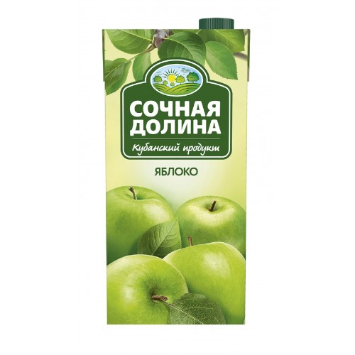 Нектар Сочная Долина Яблочный 1,93 л.