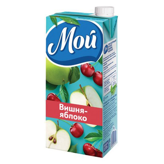 Сок Мой Вишня яблоко 0,95 л