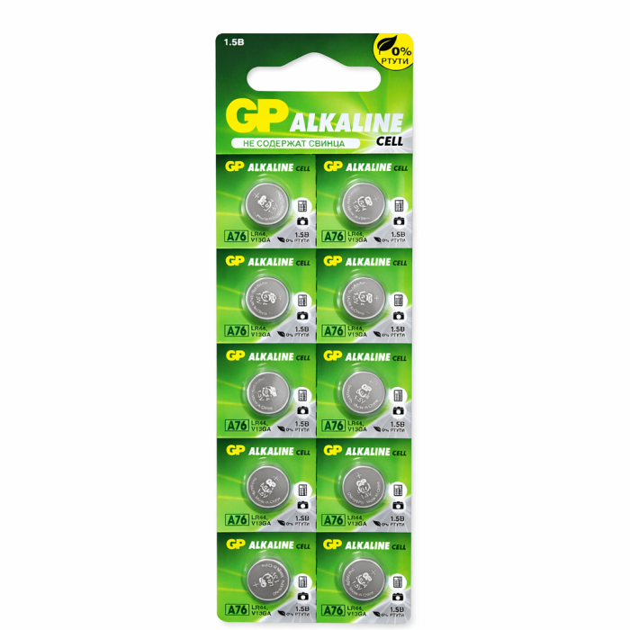 GP - Батарейка Alkaline А76 / 1 шт