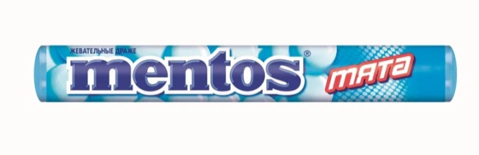 Жевательные драже Mentos мята 37 г.