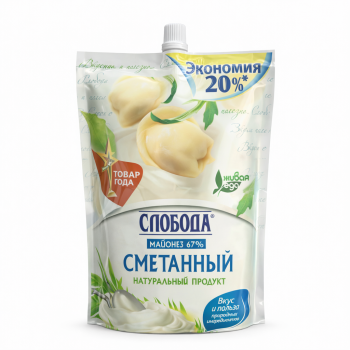 Майонез Слобода Сметанный 750 г.