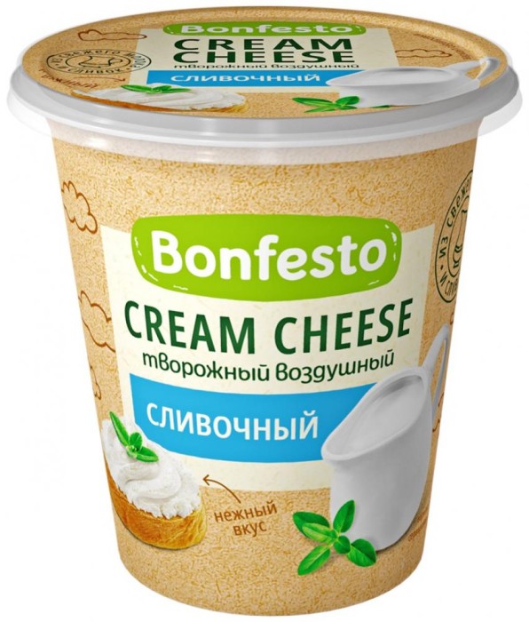 Сыр творожный Bonfesto крем-чиз сливочный 125 г