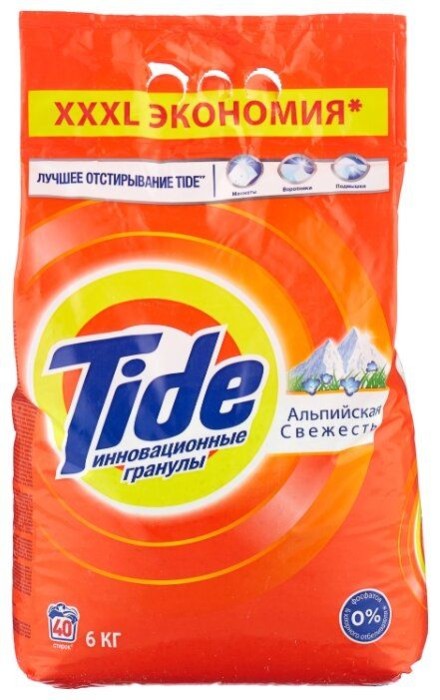 Порошок Tide 6 кг. Альпийская свежесть