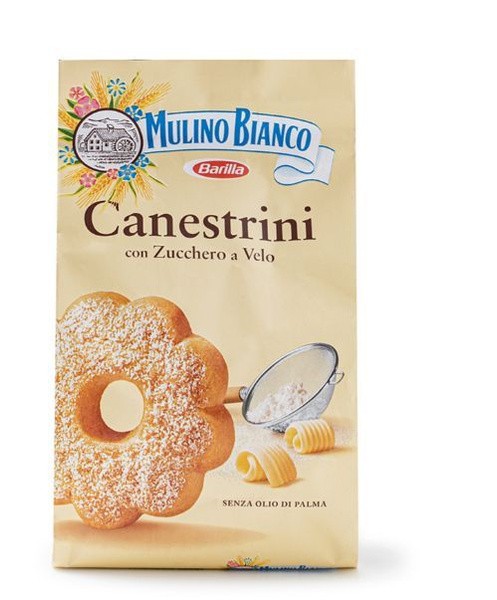 Печенье сахарное Mulino Bianco Канестрини с сахарной пудрой 200г