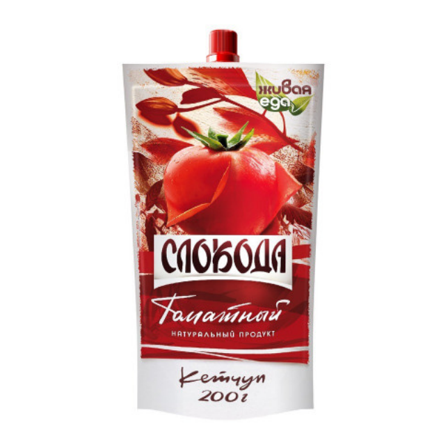 Кетчуп томатный Слобода 200 г.