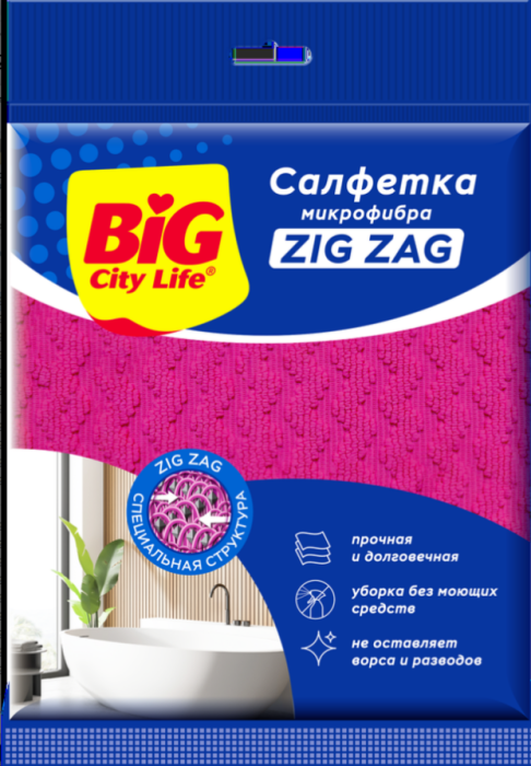 Big city салфетка из микрофибры Zig Zag