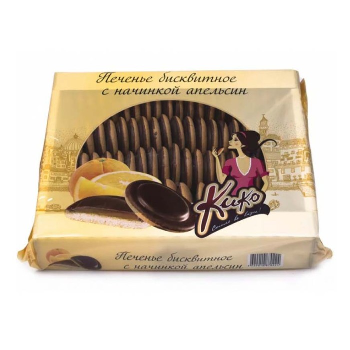 Печенье бисквит. КиКо Апельсин 600 г.