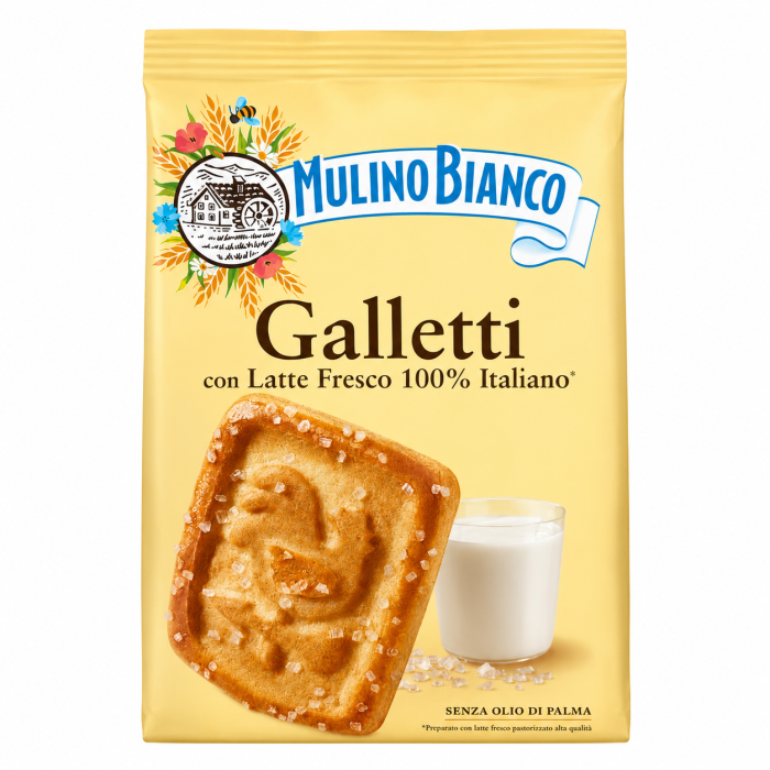 Печенье сахарное Mulino Bianco Галлетти 350 г.