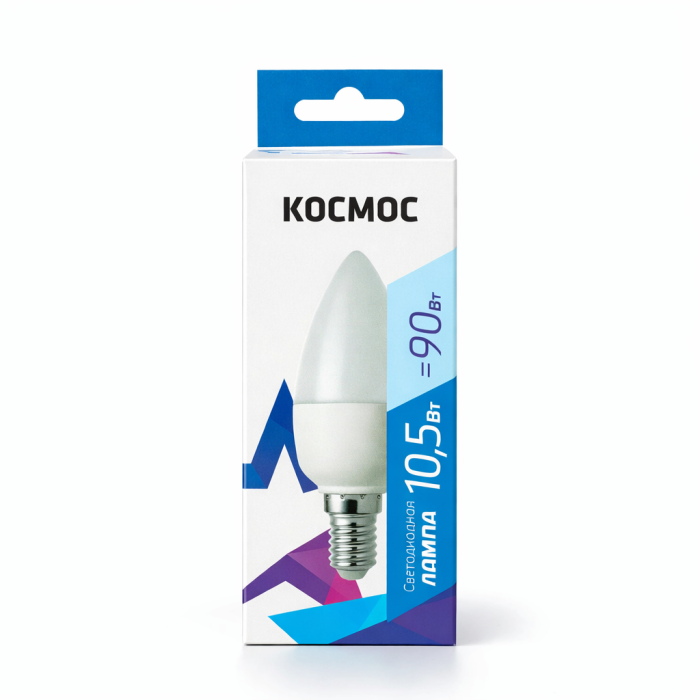 Лампа LED Космос свеча 10,5w e14