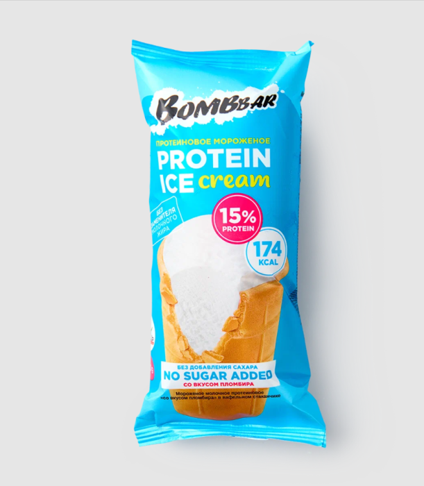 Мороженое протеиновое со вкусом пломбира Bombbar 90 г