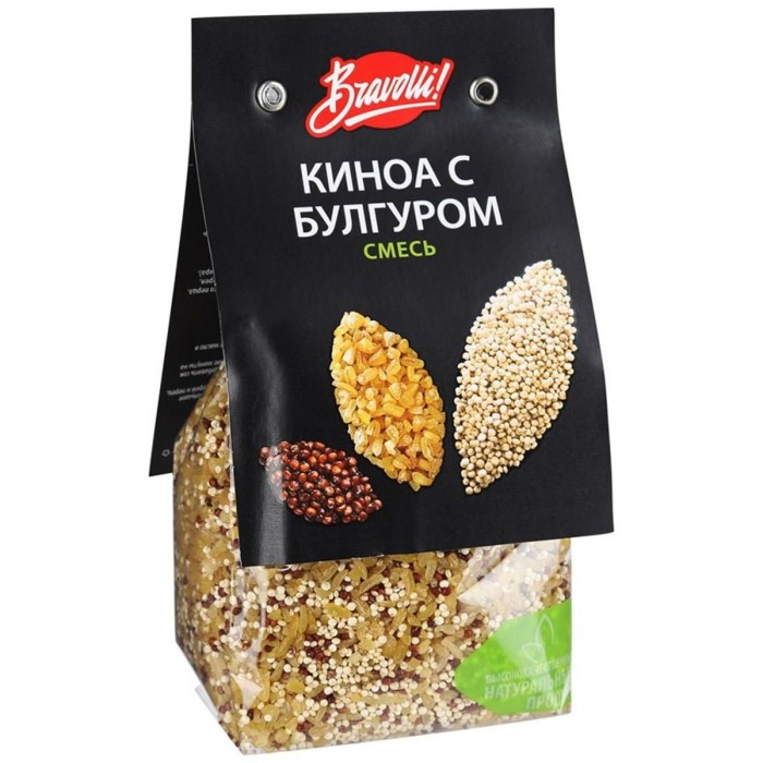 Смесь киноа с булгуром Bravolli 350 г.