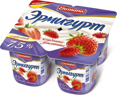 Эрмигурт сливочный 7,5% 100 г.
