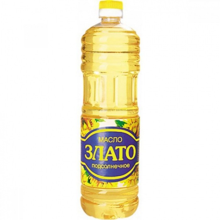 Масло подсолнечное Злато 1 л.