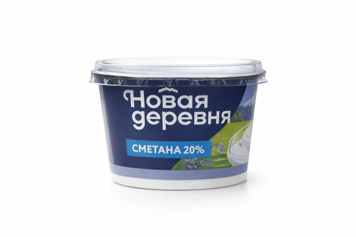 Сметана Новая Деревня 20% 180 г.