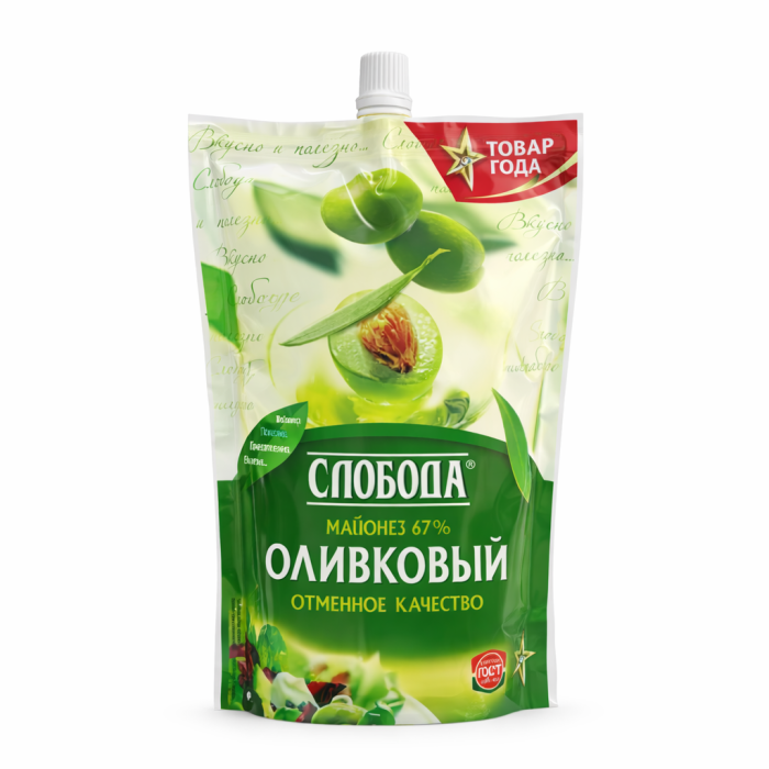 Майонез Слобода Оливковый 375 г.