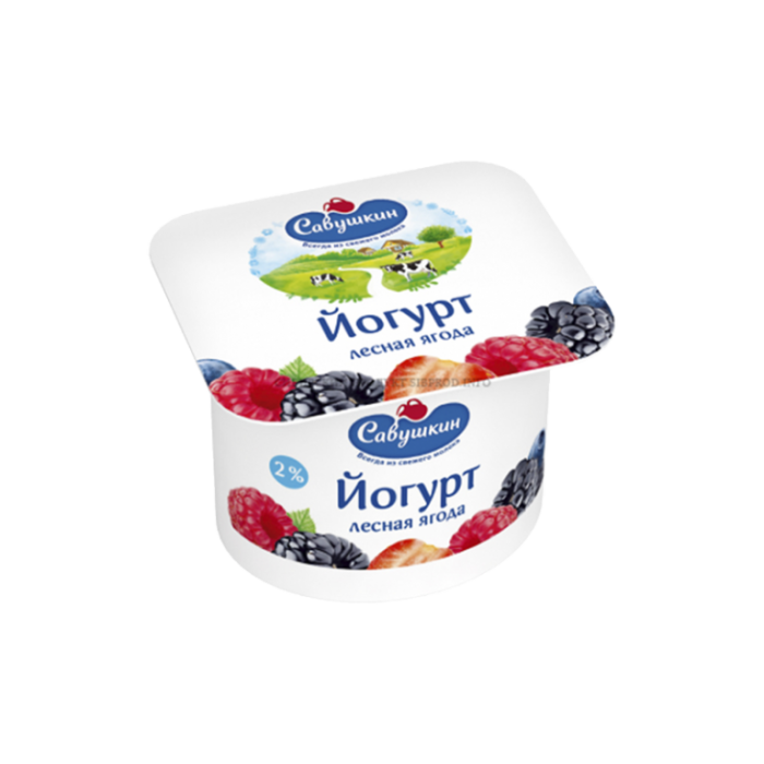 Йогурт Савушкин лесн-ягод  2% 120 г