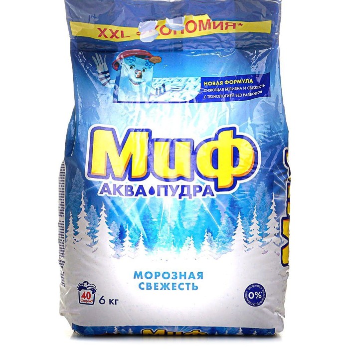 Порошок Миф Морозная свежесть 6 кг