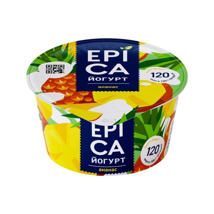 Epika йогурт с ананасом 130 г