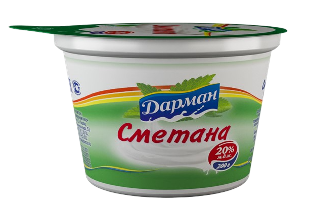 Дарман Сметана Экономка 15 % 200 гр