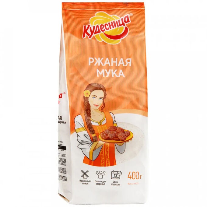Мука Ржаная Кудесница 400 г