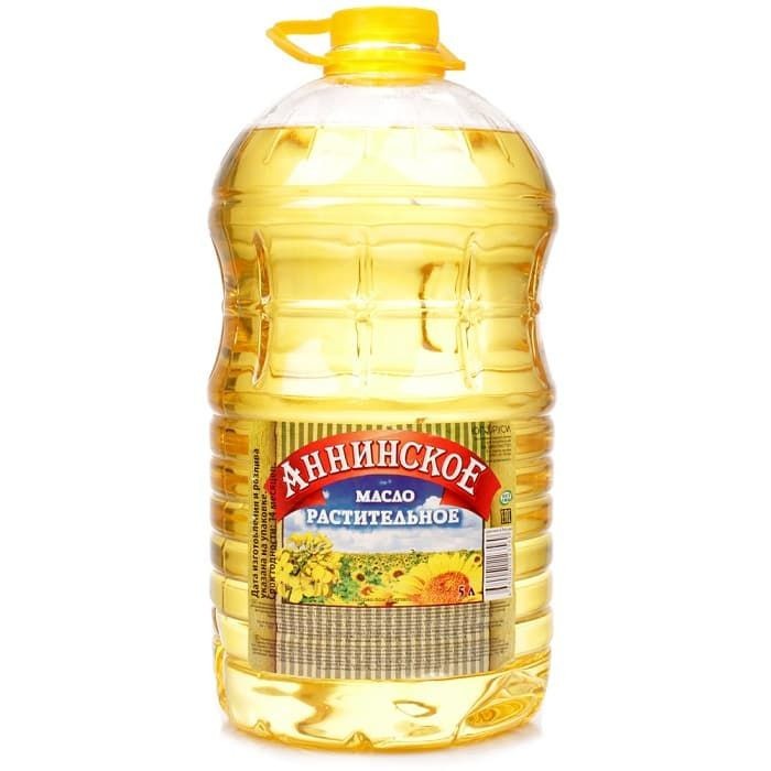 Масло подсолнечное Аннинское 5л