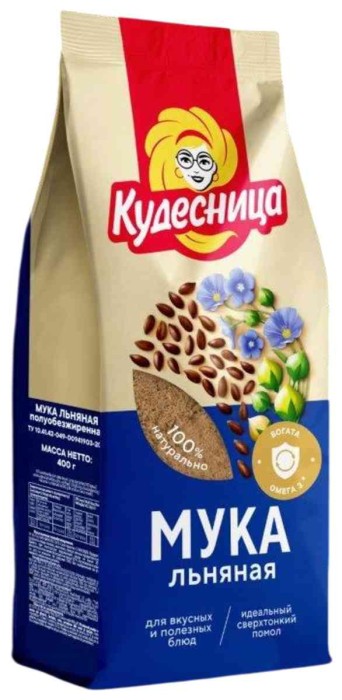Мука Льняная Кудесница 400 г