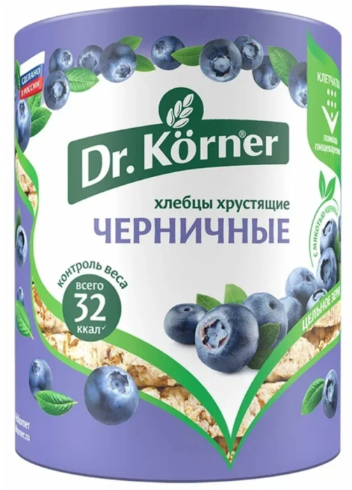 Хлебцы Dr. Korner черника 100 г