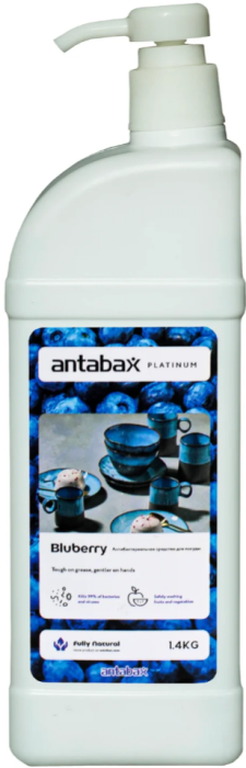 Antabax Platinum средство для мытья посуды голубика 1,4 л