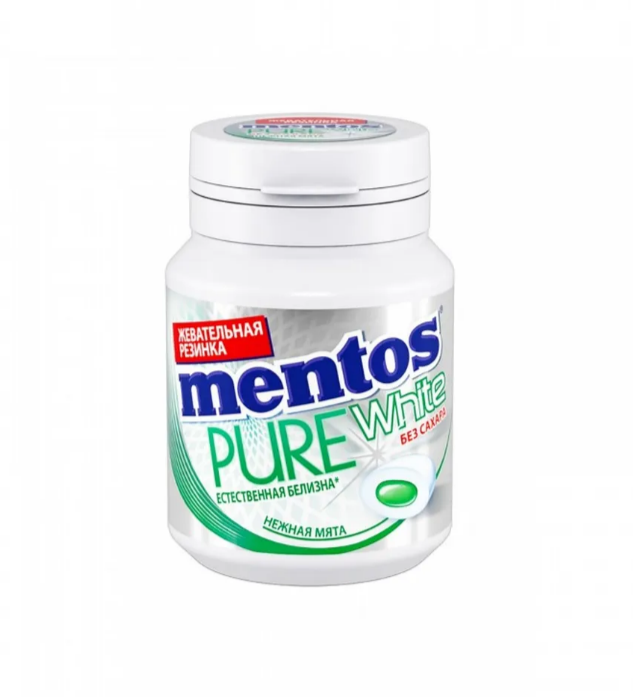 Жевательная резинка Mentos Нежная мята 54 г.
