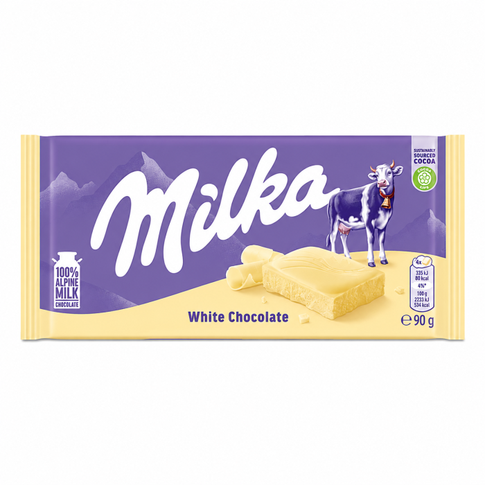 Шоколад белый Милка 90 г