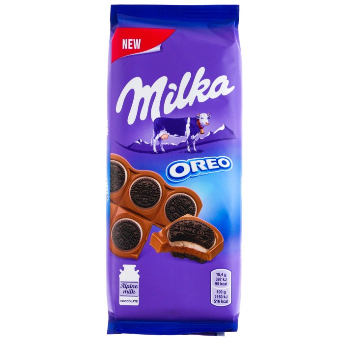 Шоколад Milka Oreo сэндвич 100 г.