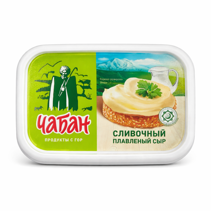 Сыр плавленый сливочный "Чабан" 180 г