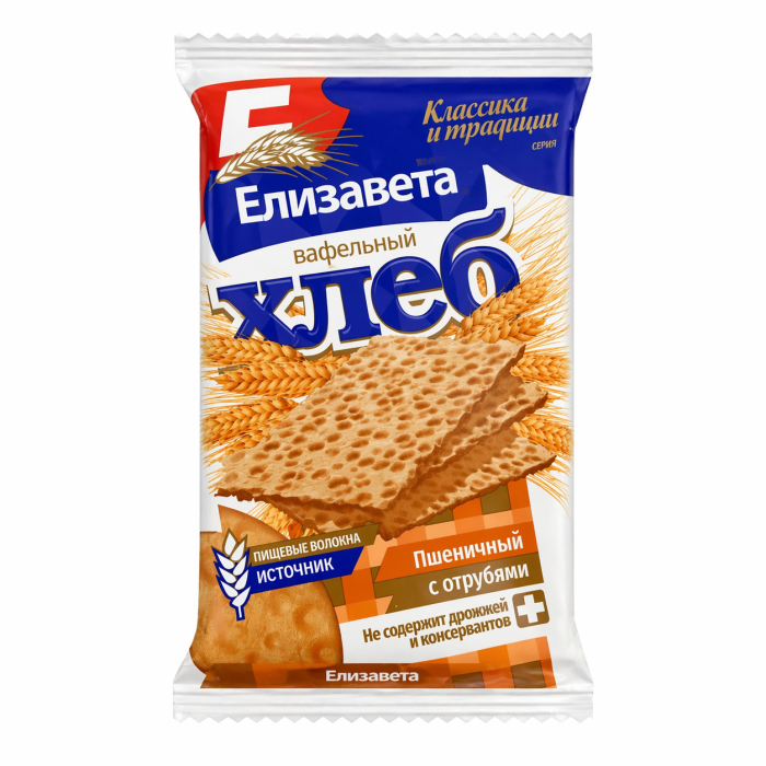 Елизавета Хлебцы пшеничные с отрубями  75 г