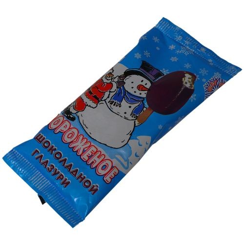 Мороженое снеговик в шоколаде 60 г.
