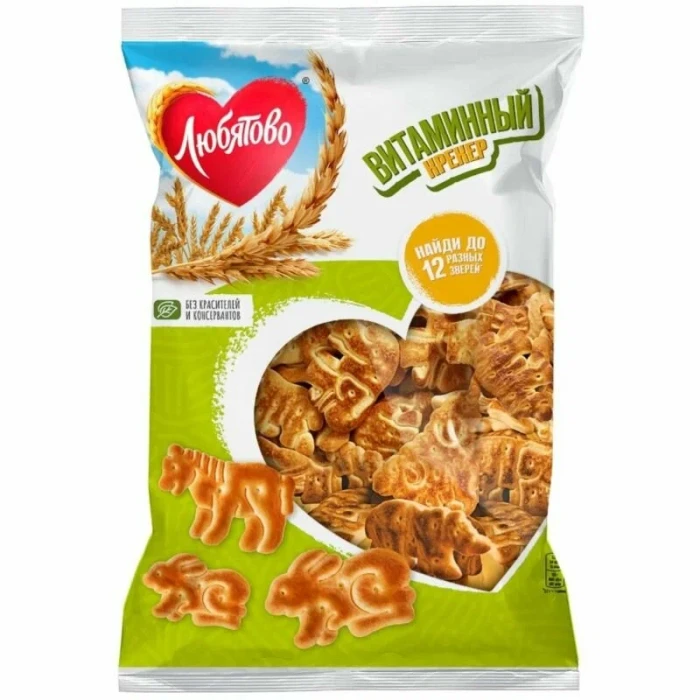 Любятово Крекер витаминный 300 г