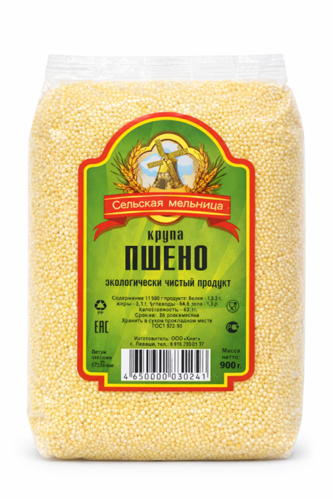 Пшено Сельская мельница 700 г