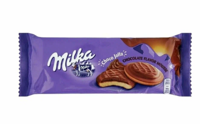Милка печенье Choko Джаффа с шоколадом 128 г