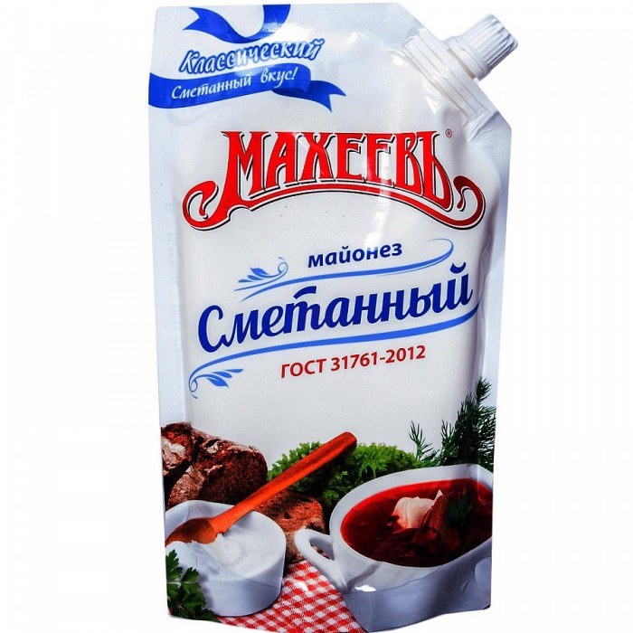 Махеевь майонез Сметанный 380 г.