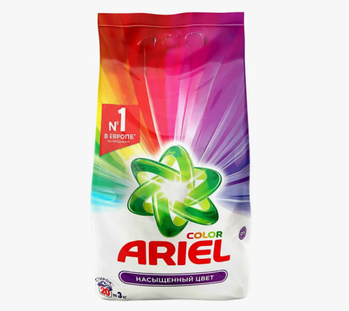Порошок Ariel цветной 3 кг.