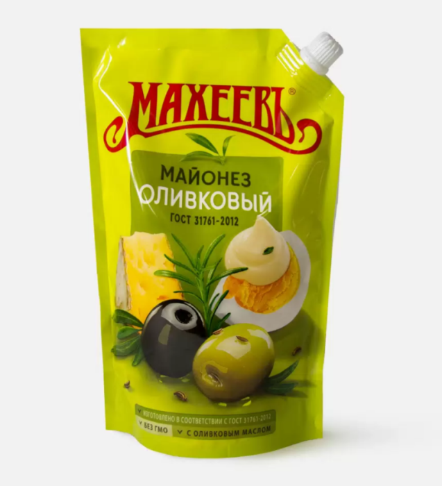 Майонез Махеевь оливковый 770 г.