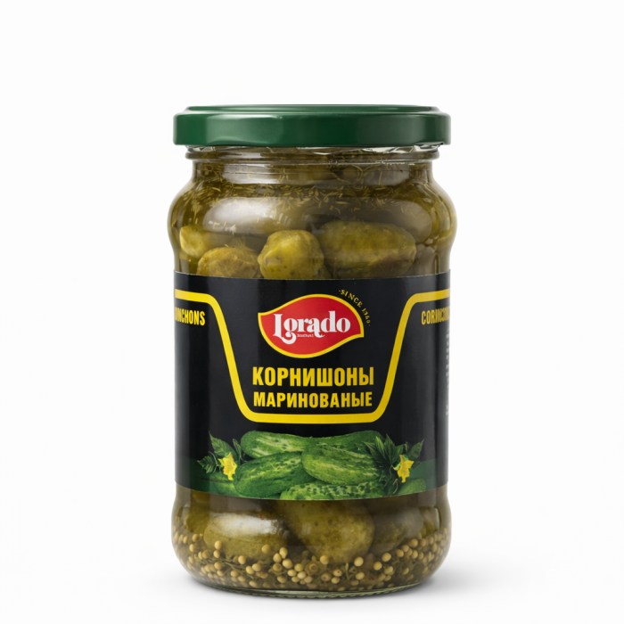 Огурцы мар.корнишоны Лорада (3-6см) 370 г
