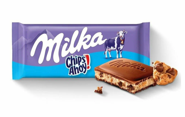 Милка шок. плитка ЧИПС ахой 100 г