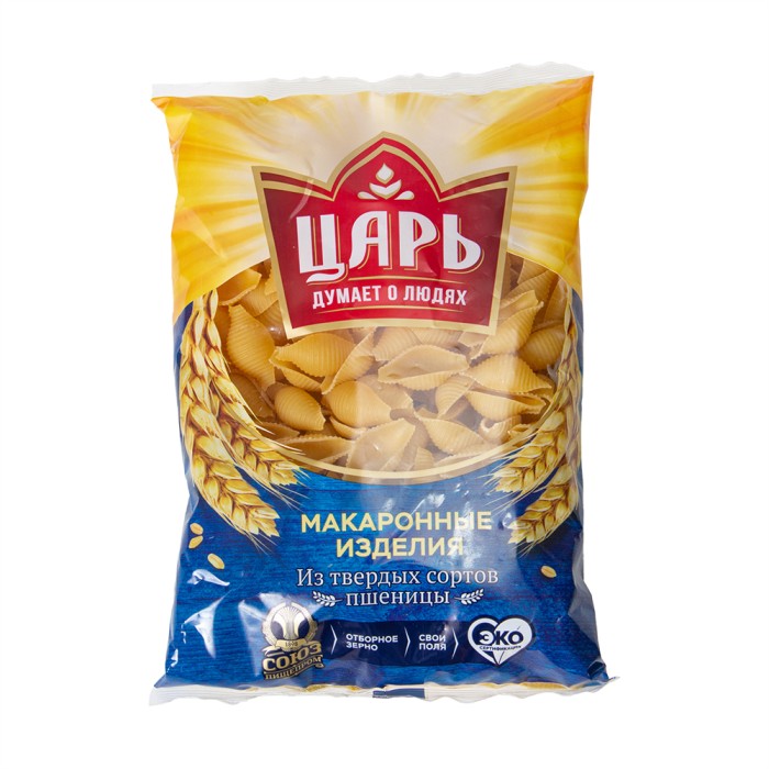 Макароны  Царь 400 г. ракушка большая