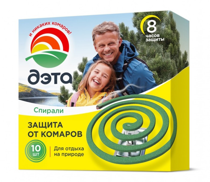 Спирали от комаров Дэта 10 шт в уп
