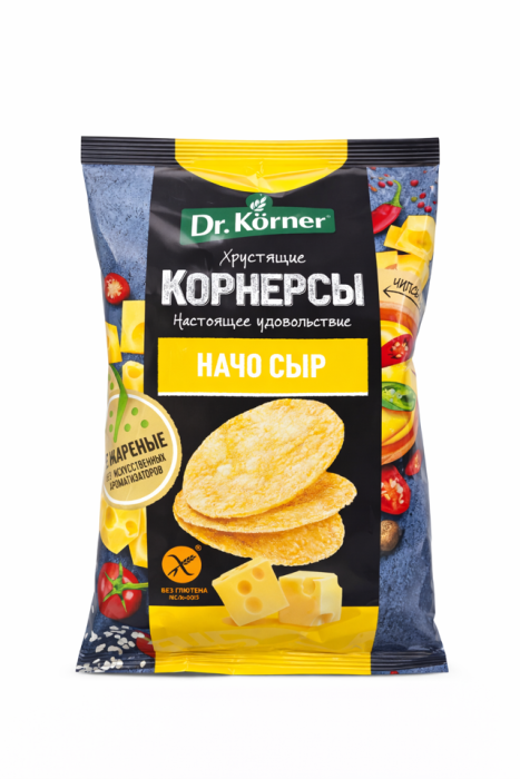 Хрустящие корнерсы Dr korner Корнерсы Начо сыр 50 г