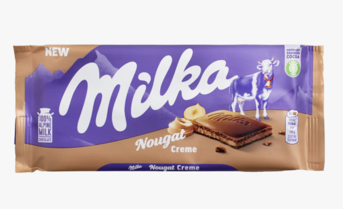 Милка шок. плитка Ореховый крем 85 г