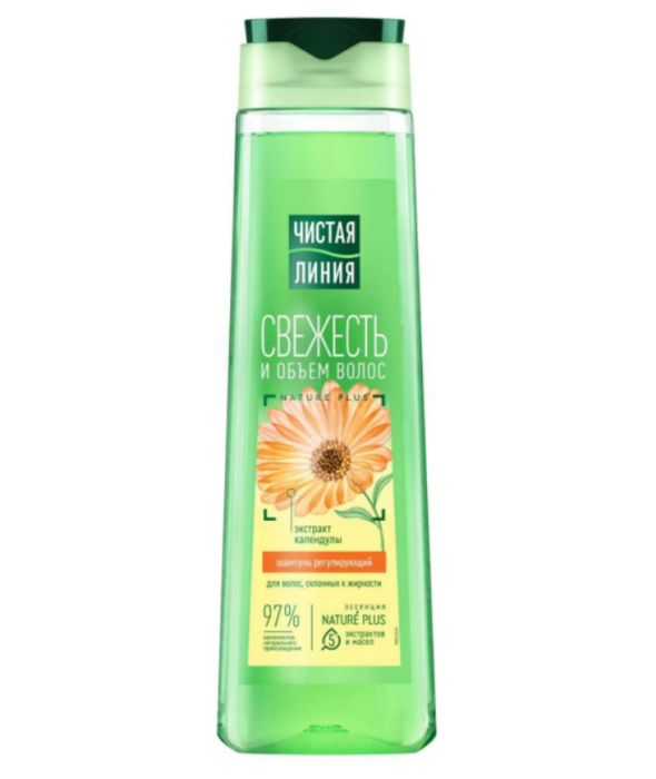 Шампунь Чистая линия экстракт календулы 400 мл