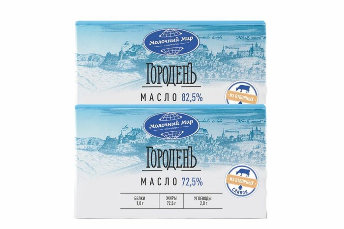 Масло Городен  72,5% 1 кг