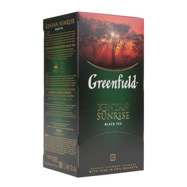 Чай чёрный Гринфилд Kenyan Sunrise 25 пак