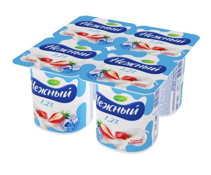 Йогурт Нежный  1,2% 100 г.